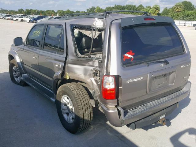 JT3HN86R420388639 - 2002 TOYOTA 4RUNNER SR GRAY photo 3