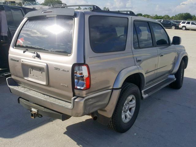 JT3HN86R420388639 - 2002 TOYOTA 4RUNNER SR GRAY photo 4