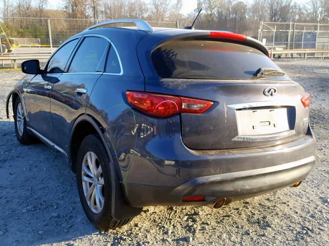 JNRAS18W09M159331 - 2009 INFINITI FX35 GRAY photo 3