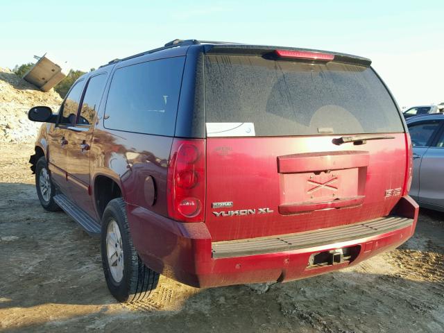 1GKFK36399R297421 - 2009 GMC YUKON XL K RED photo 3