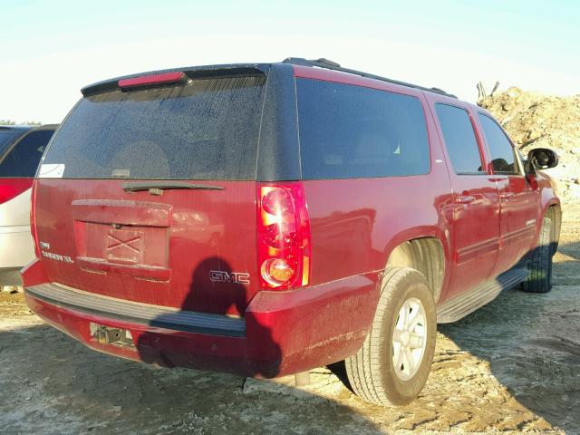 1GKFK36399R297421 - 2009 GMC YUKON XL K RED photo 4