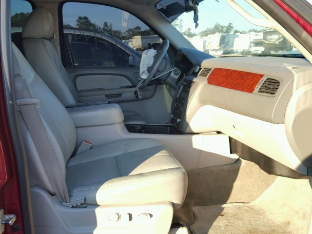 1GKFK36399R297421 - 2009 GMC YUKON XL K RED photo 5