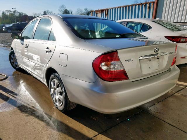 4T1BE32K83U127355 - 2003 TOYOTA CAMRY LE SILVER photo 3