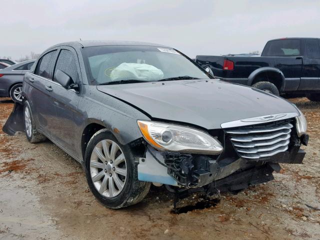 1C3CCBBB3CN189155 - 2012 CHRYSLER 200 TOURIN GRAY photo 1