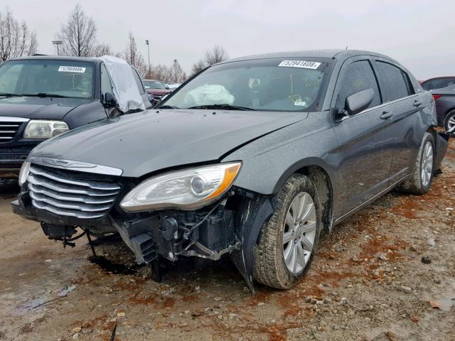 1C3CCBBB3CN189155 - 2012 CHRYSLER 200 TOURIN GRAY photo 2