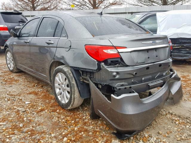 1C3CCBBB3CN189155 - 2012 CHRYSLER 200 TOURIN GRAY photo 3