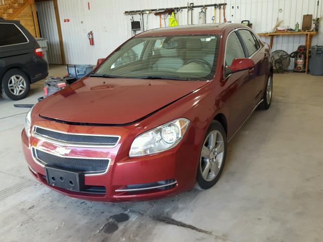 1G1ZD5E14BF196947 - 2011 CHEVROLET MALIBU 2LT MAROON photo 2