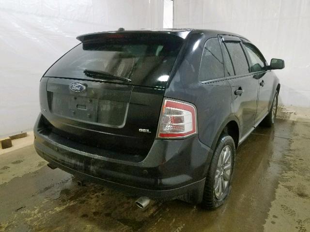 2FMDK38C97BB64931 - 2007 FORD EDGE SEL BLACK photo 4