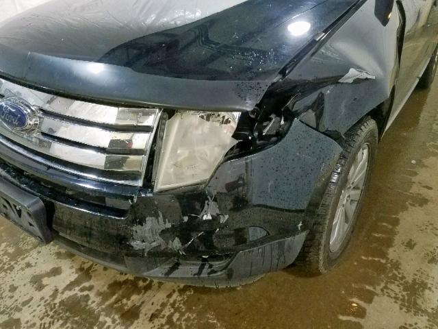 2FMDK38C97BB64931 - 2007 FORD EDGE SEL BLACK photo 9