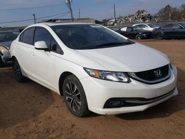 19XFB2F9XDE072472 - 2013 HONDA CIVIC EXL WHITE photo 1