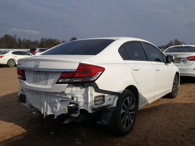 19XFB2F9XDE072472 - 2013 HONDA CIVIC EXL WHITE photo 4