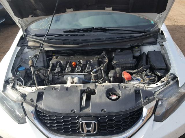 19XFB2F9XDE072472 - 2013 HONDA CIVIC EXL WHITE photo 7