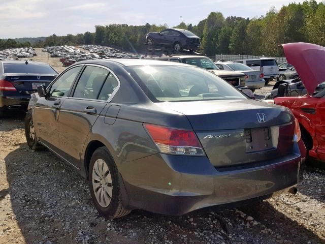 JHMCP26328C011340 - 2008 HONDA ACCORD LX GRAY photo 3