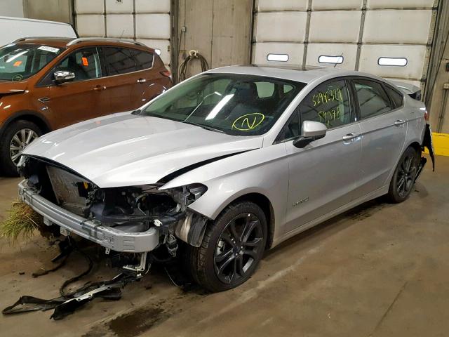 3FA6P0LU3JR117194 - 2018 FORD FUSION SE HYBRID  photo 2