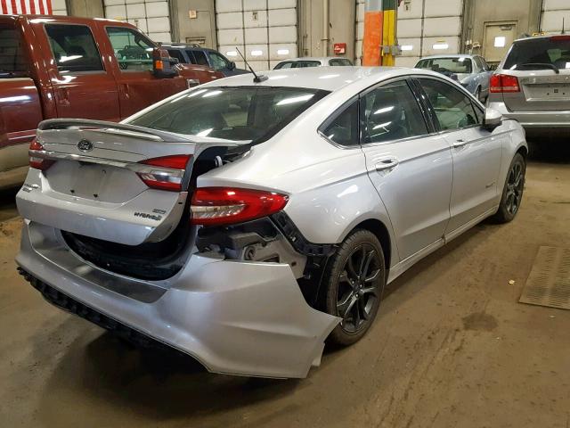 3FA6P0LU3JR117194 - 2018 FORD FUSION SE HYBRID  photo 4