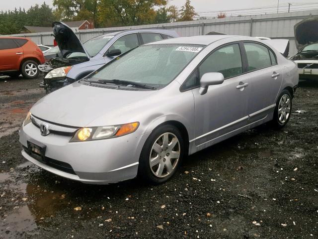 1HGFA16596L124163 - 2006 HONDA CIVIC LX GRAY photo 2