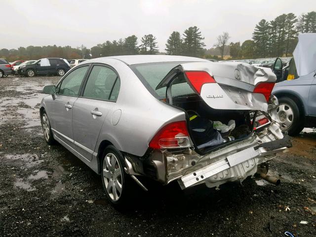 1HGFA16596L124163 - 2006 HONDA CIVIC LX GRAY photo 3