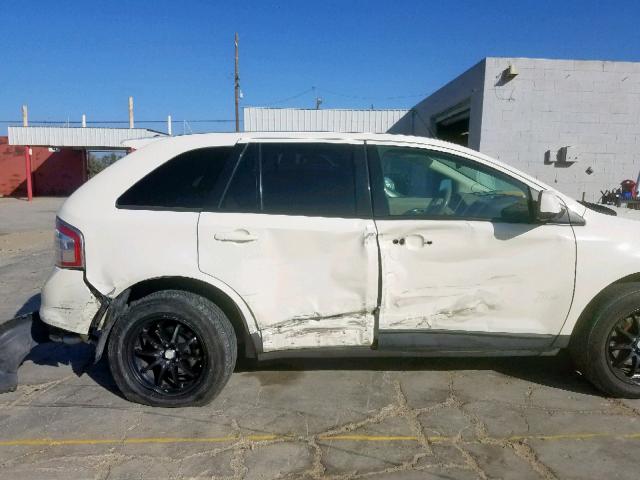 2FMDK48C17BA65641 - 2007 FORD EDGE SEL WHITE photo 9