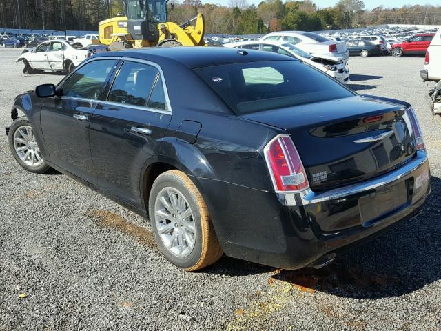 2C3CCAET2EH109256 - 2014 CHRYSLER 300C BLACK photo 3