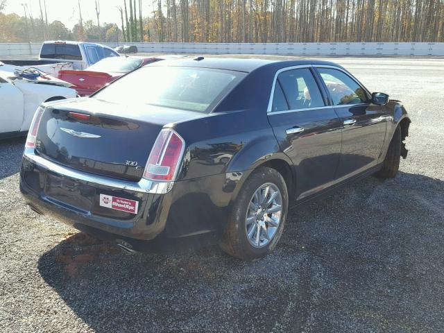 2C3CCAET2EH109256 - 2014 CHRYSLER 300C BLACK photo 4