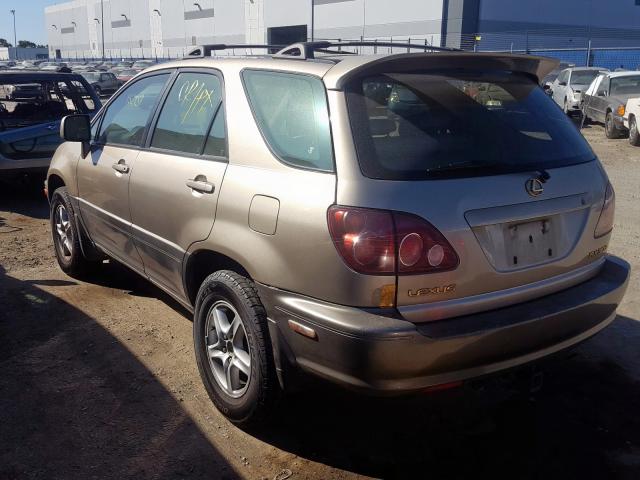 JT6HF10U7Y0123680 - 2000 LEXUS RX 300 TAN photo 3