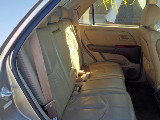 JT6HF10U7Y0123680 - 2000 LEXUS RX 300 TAN photo 6