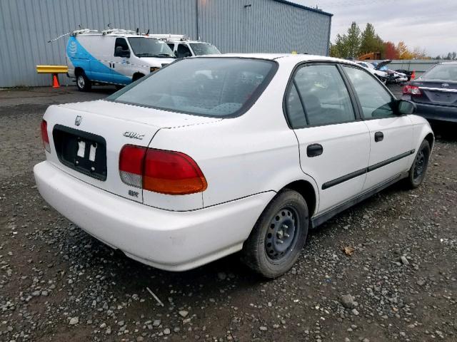 2HGEJ6521WH513442 - 1998 HONDA CIVIC DX WHITE photo 4