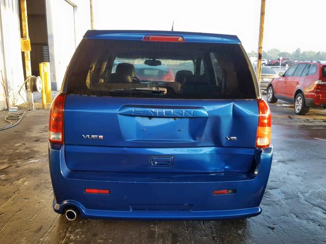 5GZCZ53425S865156 - 2005 SATURN VUE BLUE photo 9