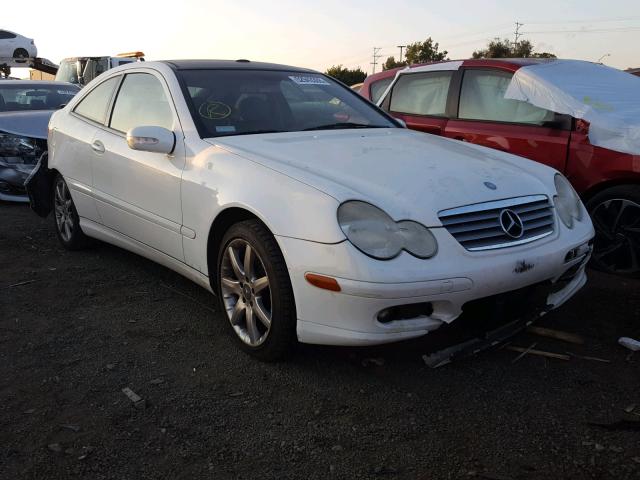 WDBRN64J63A492142 - 2003 MERCEDES-BENZ C 320 SPOR WHITE photo 1