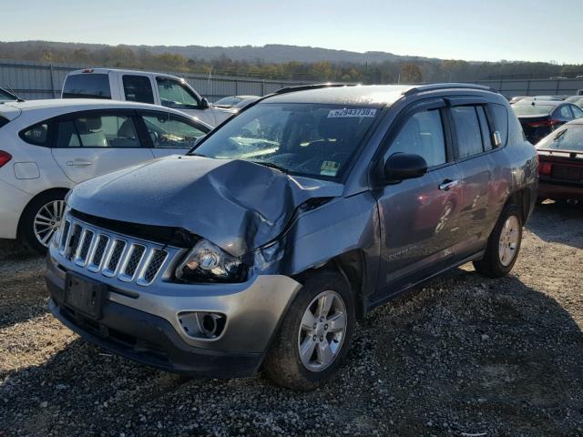 1C4NJCBA0ED633060 - 2014 JEEP COMPASS SP 灰色 照片 2
