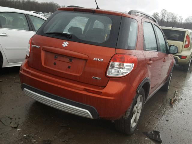 JS2YB413285111991 - 2008 SUZUKI SX4 BASE RED photo 4