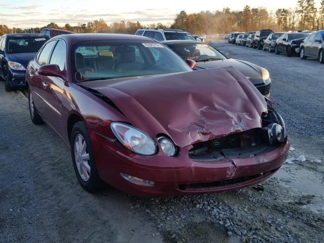 2G4WD532951253060 - 2005 BUICK LACROSSE C BURGUNDY photo 1