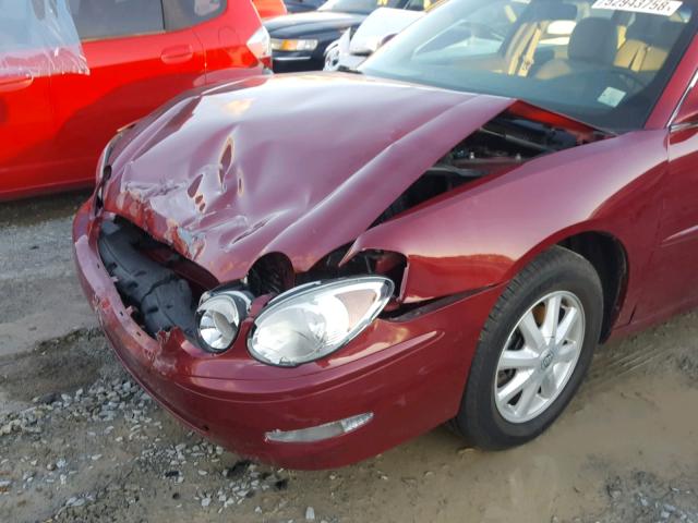 2G4WD532951253060 - 2005 BUICK LACROSSE C BURGUNDY photo 10