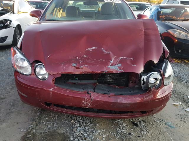 2G4WD532951253060 - 2005 BUICK LACROSSE C BURGUNDY photo 9