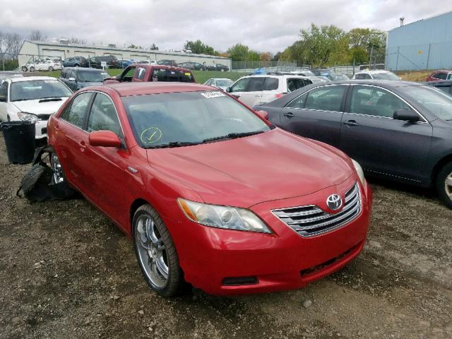 JTNBB46K873007852 - 2007 TOYOTA CAMRY HYBR RED photo 1