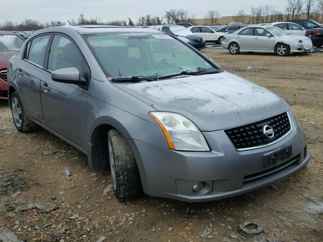 3N1AB61E88L701723 - 2008 NISSAN SENTRA 2.0 GRAY photo 1