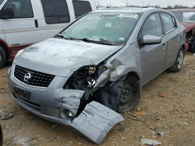 3N1AB61E88L701723 - 2008 NISSAN SENTRA 2.0 GRAY photo 2