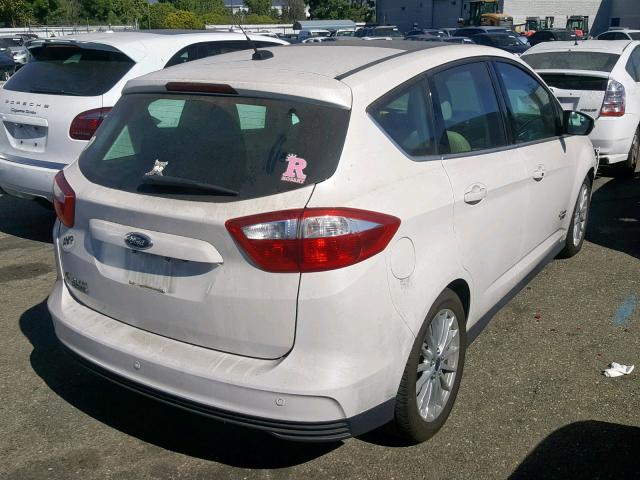 1FADP5CU2DL556183 - 2013 FORD C-MAX PREM WHITE photo 4