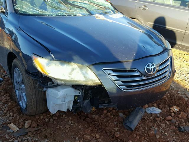 4T1BB46K28U035089 - 2008 TOYOTA CAMRY HYBR GRAY photo 9