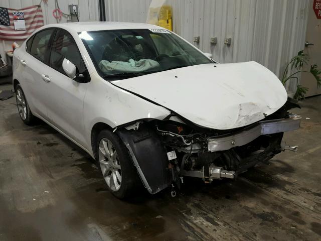 1C3CDFBA7DD214013 - 2013 DODGE DART SXT WHITE photo 1