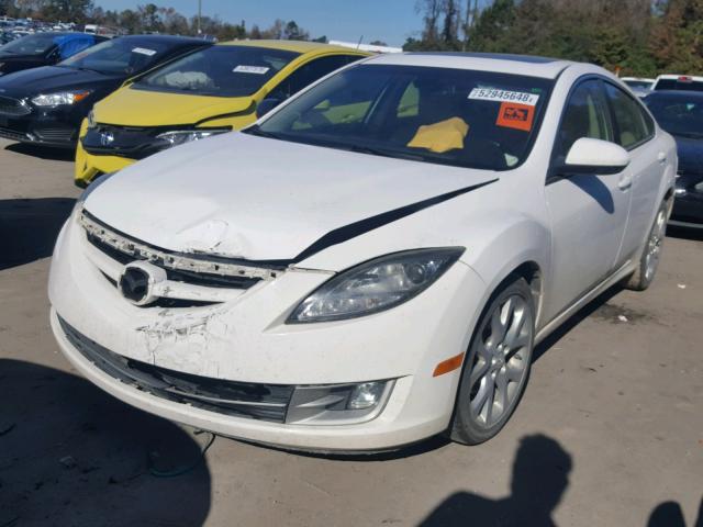 1YVHP82B095M49491 - 2009 MAZDA 6 S WHITE photo 2