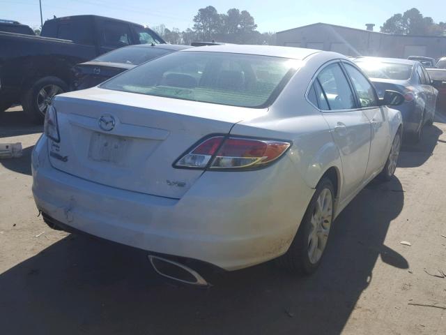 1YVHP82B095M49491 - 2009 MAZDA 6 S WHITE photo 4