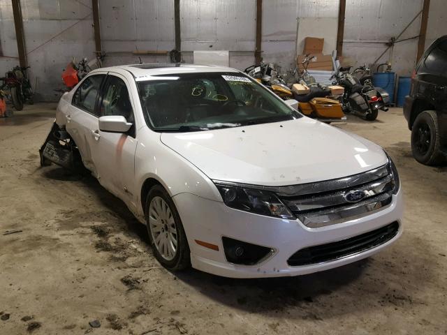 3FADP0L30AR365773 - 2010 FORD FUSION HYB WHITE photo 1