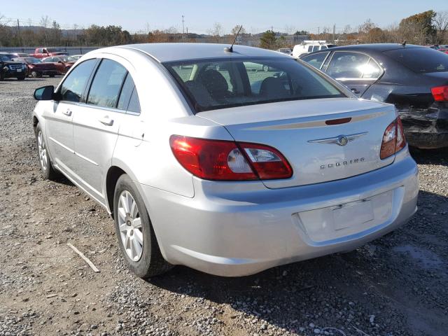 1C3LC46K97N580192 - 2007 CHRYSLER SEBRING SILVER photo 3