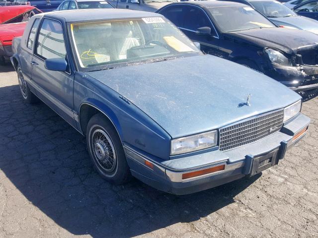 1G6EL118XHU614164 - 1987 CADILLAC ELDORADO BLUE photo 1