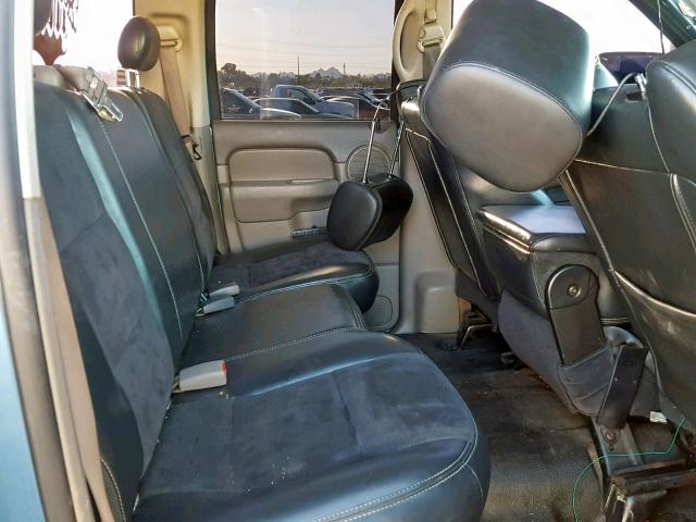 1D7HA18D15J506747 - 2005 DODGE RAM 1500 S BLUE photo 6