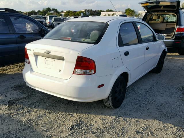 KL1TD52695B445825 - 2005 CHEVROLET AVEO BASE Ağ foto 4