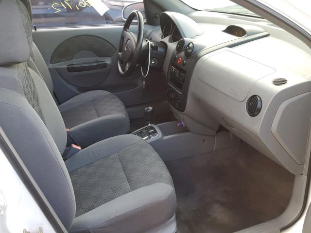 KL1TD52695B445825 - 2005 CHEVROLET AVEO BASE Ağ foto 5