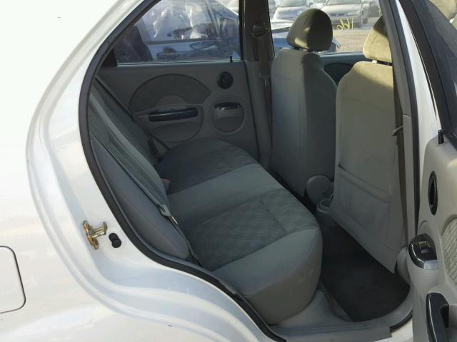 KL1TD52695B445825 - 2005 CHEVROLET AVEO BASE Ağ foto 6
