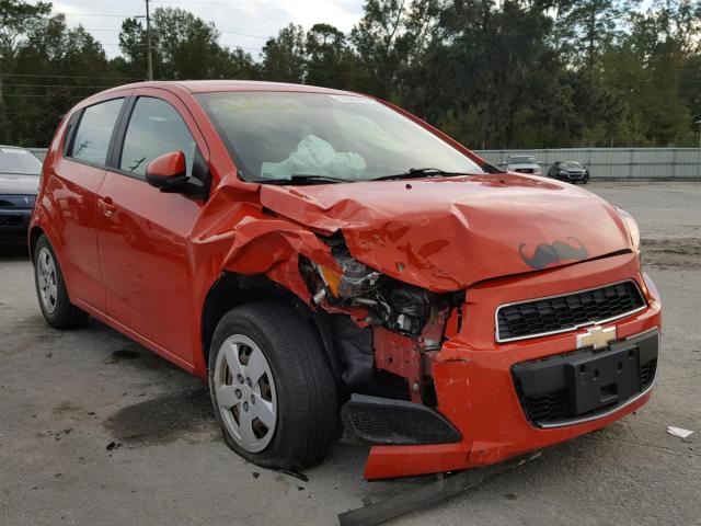 1G1JA6SH7D4202641 - 2013 CHEVROLET SONIC LS 橙色 照片 1